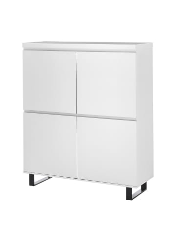 home24 Highboard Burgetts in Weiß