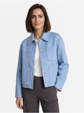 OPUS Wolljacke Hella in hellblau - 0001