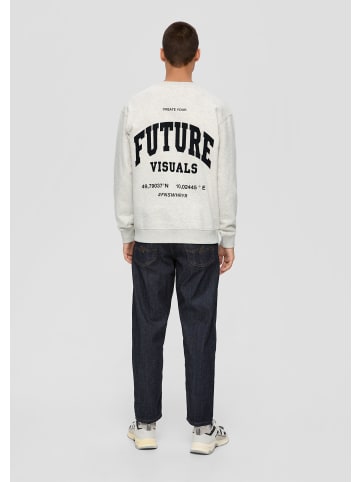 QS Sweatshirt in 01D0_weiß