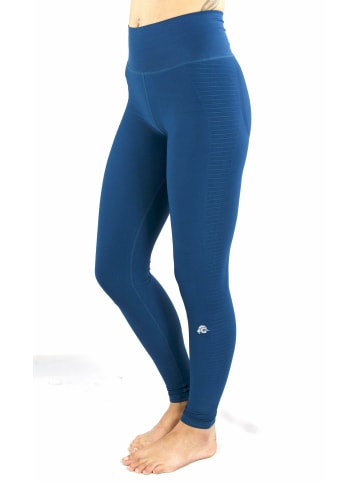 GUGGEN MOUNTAIN Leggings Uni in Dunkelblau