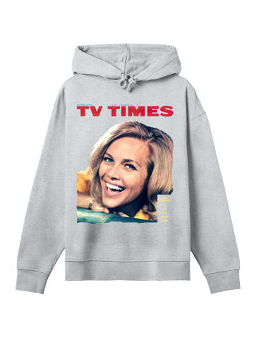 F4NT4STIC Hoodie TV Times Honor Blackman 1964 Cover in grau meliert