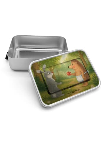 Mr. & Mrs. Panda Lunchdose Hase Igel Design ohne Spruch in Weiß