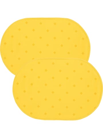 Erwin Müller Baumwollmischung Tischset 2er-Pack Neuss in gelb