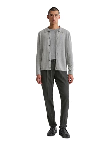 Marc O'Polo Hemd-Strickjacke regular in grey melange