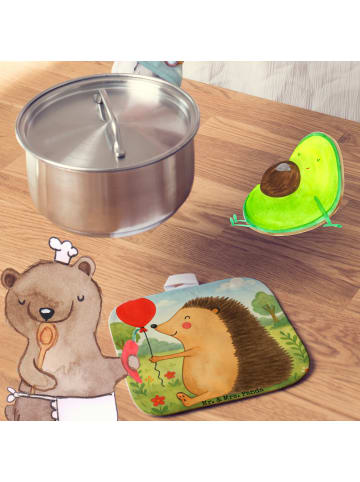 Mr. & Mrs. Panda Ofenhandschuhe Igel Luftballon Design ohne Spruch in Weiß