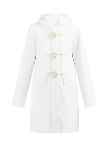 DreiMaster Damen Dufflecoat Aus Wollgemisch in Wollweiss