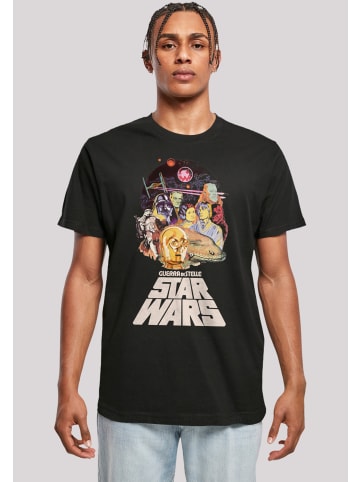 F4NT4STIC T-Shirt Star Wars Guerra Di Stelle in schwarz