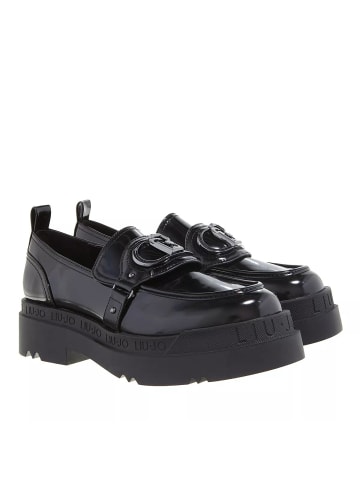 Liu Jo Black Moccasin "Love 41 Spreading Black in black