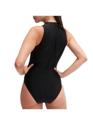 Speedo ECO+ Hydrasuit Schwimmanzug mit Reißverschluss in Schwarz