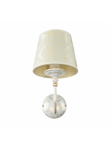 Licht-Erlebnisse Wandlampe (B)17 x (H)25 cm in Shabby Gold Ecru glänzendShabby Gold Ecru glänzend