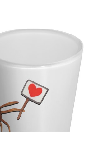 Mr. & Mrs. Panda Schnapsglas Spinne Agathe Motivation ohne Spruch in Transparent