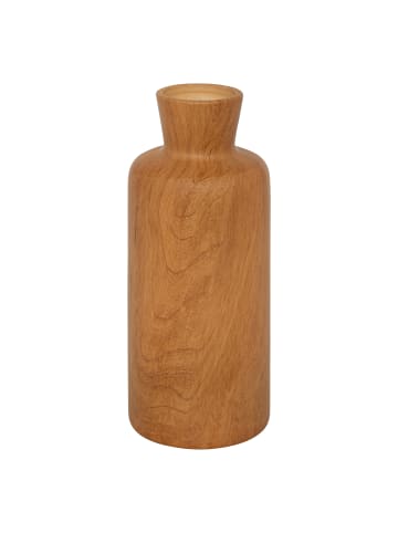 Atmosphera Créateur d'intérieur Keramikvase SAO, Holzoptik in Braun, 30 cm