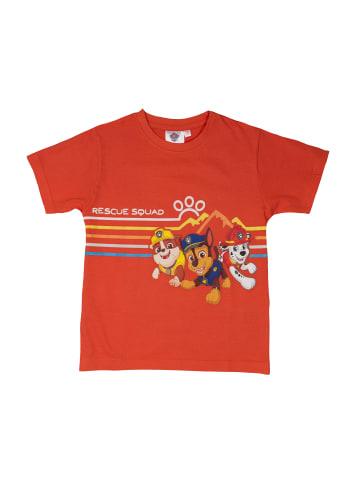 United Labels Paw Patrol T-Shirt - Rescue Squad in rot