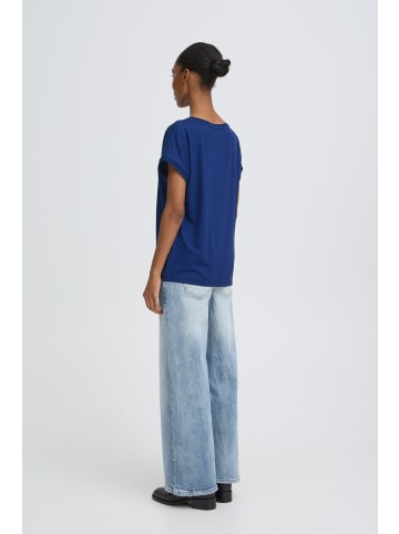 b. young Kurzarm-Bluse BYPANYAX Regular fit in Medieval Blue