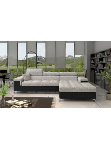 MF Design Ricky Recamiere Rechts in Grau -  (L) 205 x (B) 281 x (H) 88 cm