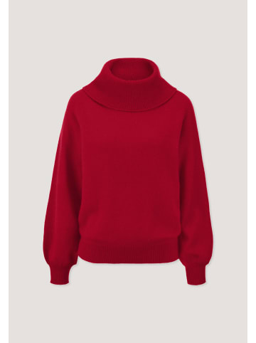 Hessnatur Hessnatur Strick-Pullover Relaxed BETTER RECYCLING aus Kaschmir in winterrot