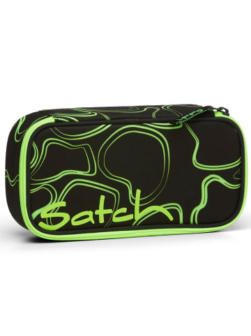 Satch Schlampermäppchen 22 cm in black neon green