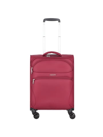 D&N Travel Line 9104 4 Rollen Kabinentrolley S 55 cm in bordeaux