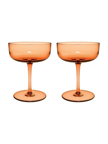 like. by Villeroy & Boch 2er Set Sektschalen / Dessertschalen Like Glass 100 ml in Apricot