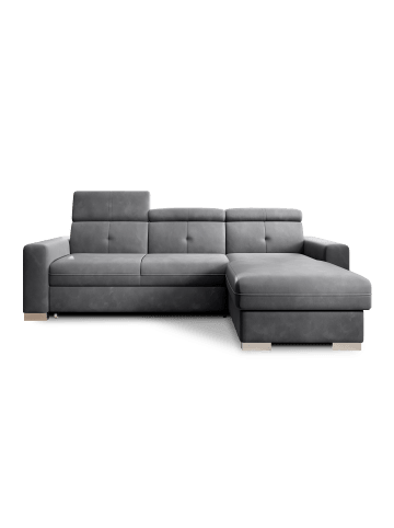 MF Design Falcon Recamiere Rechts in Dunkelgrau -  (L) 248 x (B) 248 x (H) 95 cm