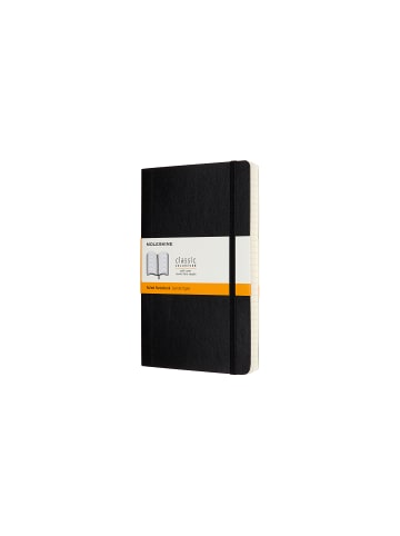 Moleskine Notizbuch mit weichem Einband, Liniert  "Classic Expanded" in Schwarz