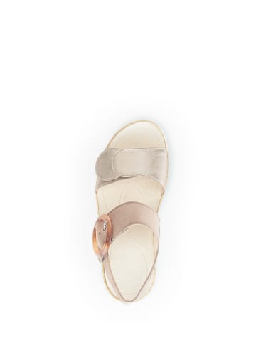 Gabor Fashion Plateau Sandale in beige