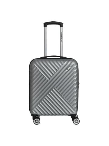 Paradise by CHECK.IN Kingston - 4-Rollen-Kabinentrolley 55 cm (lila) in silber
