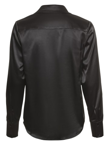 Laura Scott Satinbluse in schwarz