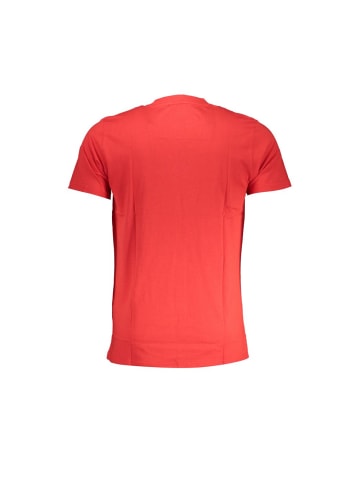 cavalli CLASS Rotes Baumwoll-T-Shirt