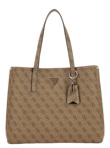 Guess Handtasche Meridian Girlfriend in Latte logo