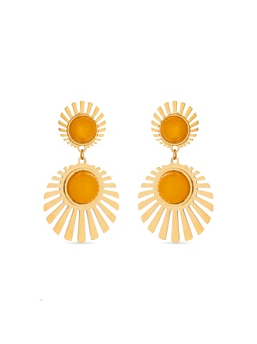 Luxenter Ohrringe Zuxia mit 18 Karat Goldfinish – ZUXIA