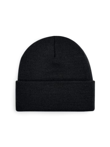 Yuhu Unisex Strickmütze in vielen Farben, für Damen und Herren in Schwarz