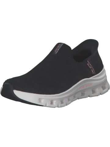 Skechers Slip-On-Sneaker in BLACK KNIT / PINK TRIM