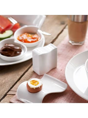 Villeroy & Boch 2er Set Salz- und Pfefferstreuer NewWave in 120 ml in weiß