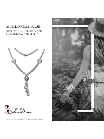 SilberDream 925 Sterling Silber Damen SilberDream Halsketten Drop  ca. 45cm