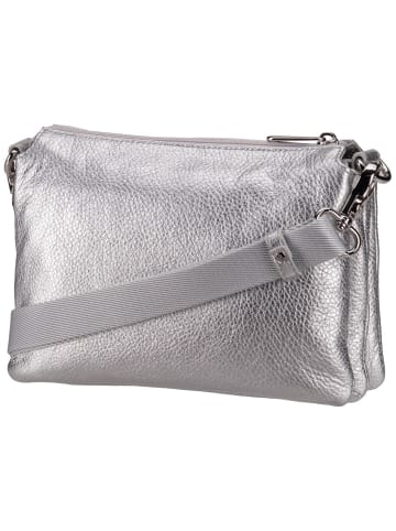 Mandarina Duck Umhängetasche Mellow Leather Pochette FZT82 in Silver