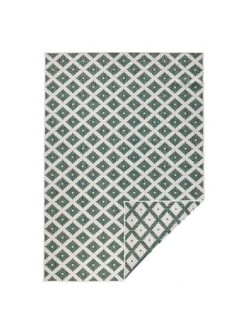 NORTHRUGS In- & Outdoor Wendeteppich Nizza Grün Creme