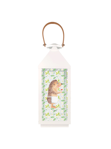 Mr. & Mrs. Panda Lichterketten Laterne Igel Wein ohne Spruch in Transparent