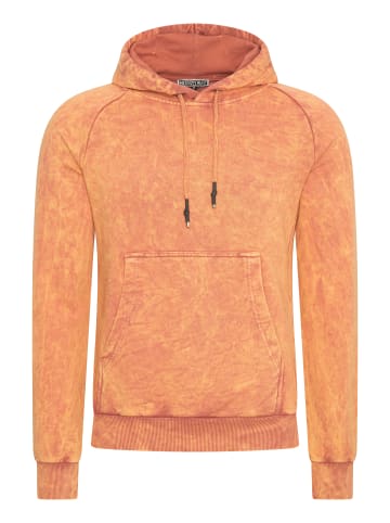Rusty Neal Verwaschener Kapuzenpullover in Orange