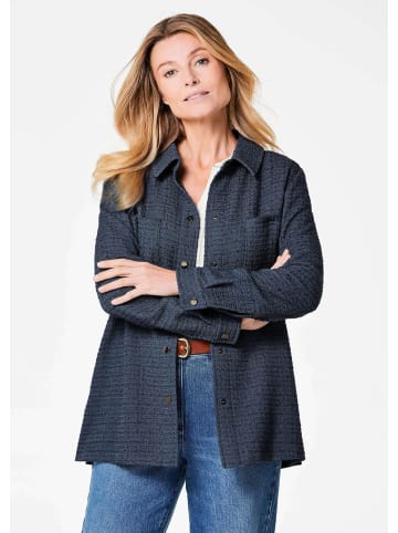 GOLDNER Kurzgröße:  Hemdjacke Hemdjacke in marine