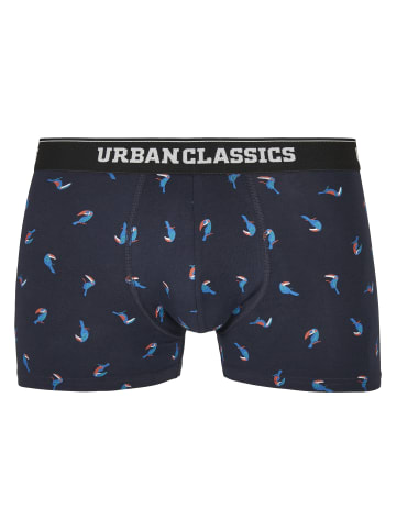 Urban Classics Urban Classics in bird aop+ boxer orange + cha