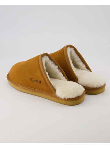 fellhof Geschlossene Hausschuhe in Braun