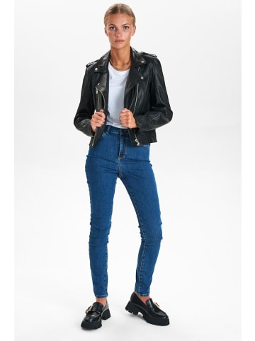 NÜMPH Lederjacke für Damen in Schwarz