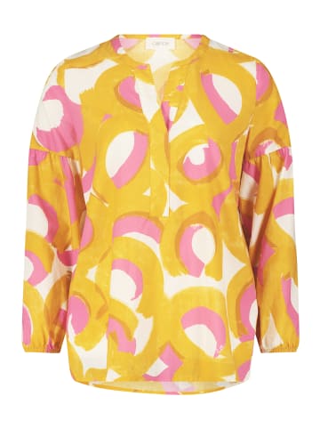 CARTOON Schlupfbluse langarm in Yellow/Pink