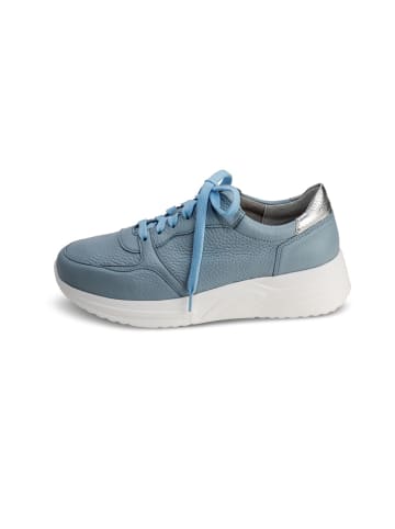 VITAFORM Hirschleder Sneaker in mosaikblau