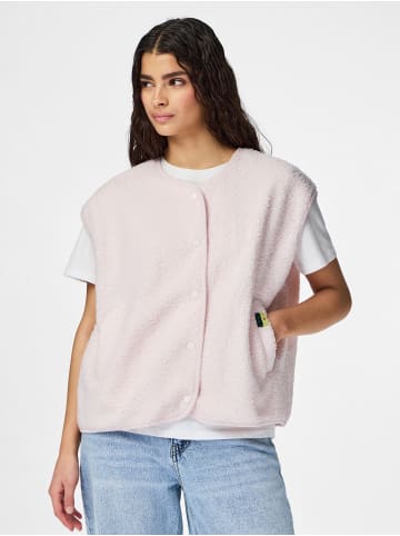 Pieces Weste in Pink Marshmallow