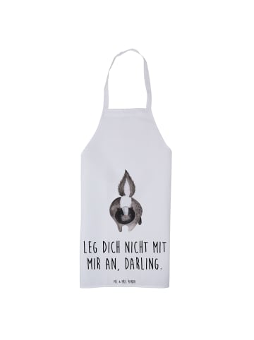 Mr. & Mrs. Panda Küchenschürze Stinktier Angriff mit Spruch in Weiß