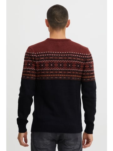 BLEND Strickpullover BHTjerik 20715520 ME Strickpullover mit Muster in nachtschwarz