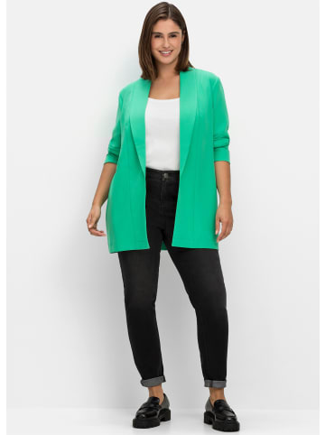 sheego Stretch-Jeans in black denim