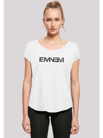 F4NT4STIC Long Cut T-Shirt Eminem Hip Hop Rap Music in weiß